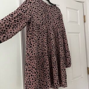 A printed solution dress.